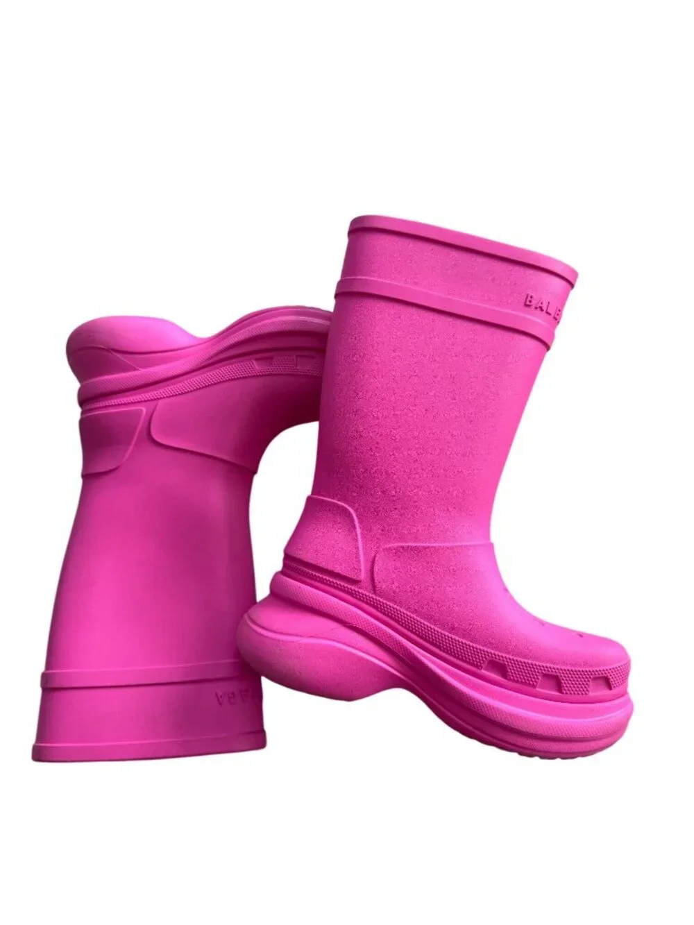 BALENCIAGA x Crocs Pink Platform Boots Size 36 / US 6
